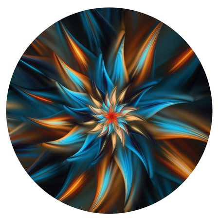 NEXT INNOVATIONS 36" Swirl Round Wall Art 101410050-SWIRL